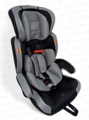 Автокресло детское 9-36 кг (Группа I, II, III) Little Car 515 Серый