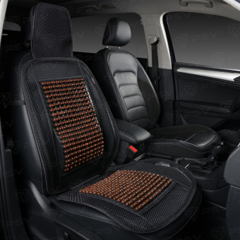 Накидка массажная PSV P2009 PLUS (с поддержкой) шарики (Коричневый), 1 шт.