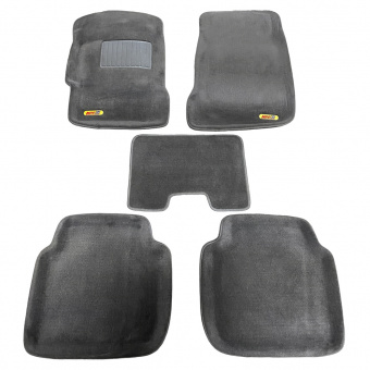 Коврики Honda Accord VII 2002-2008 г. - V6, USA 3D серый "Tufted"