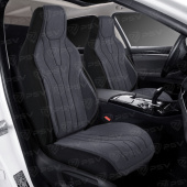 Накидки A002PL237 FRONT (Темно-Серый), на переднее сиденье (1 шт.), алькантара
