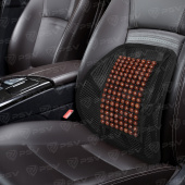 Поясничный упор ортопедический PSV P2008 шарики (Коричневый), 1 шт.