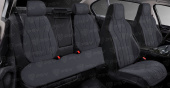 Накидки A002PL237 (Темно-Серый), комплект на весь салон, алькантара