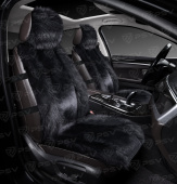 Накидки PSV искусственный мех Mutton Premium FRONT (Черный), 1 шт. 
