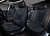 Накидки 3D PSV Lint (Черный/Отстрочка красная), комплект на весь салон, экокожа + льняное плетение
