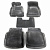 Коврики BMW 7 (F01 Long) 2008-2015 г. - 3D серый "Royal Mat"