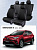 Чехлы Toyota Rav4 IV 2012-2019 г. - черный/отстрочка черная (Loto) "Статус"