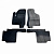 Коврики Hyundai Santa Fe II 2006-2010 г. - текстиль графит "Matex"