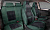 Накидки 5D PSV Champion 2 FRONT (Зелено-Черный), на передние сиденья, экокожа + алькантара