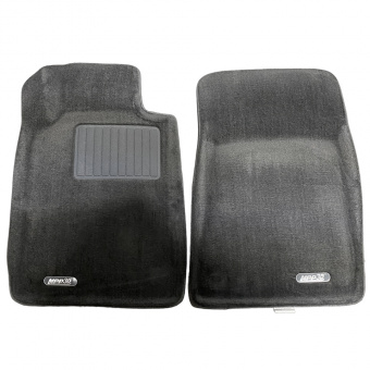 Коврики Mercedes-Benz SLK-Classe (R171) 2004-2011 г. - 3D серый "Tufted" 2 передних.