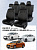 Чехлы Hyundai Solaris II/Kia Rio IV 2017-2022 г./Solaris HS 2022-> Седан (Comfort/Prestige, дел. спинка), велюр черный (терморомб Romb) "Статус"