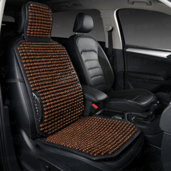 Накидка массажная PSV P2010 BIG PLUS (большая с поддержкой) шарики (Коричневый), 1 шт.